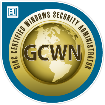 GIAC Certified Windows Security Administrator